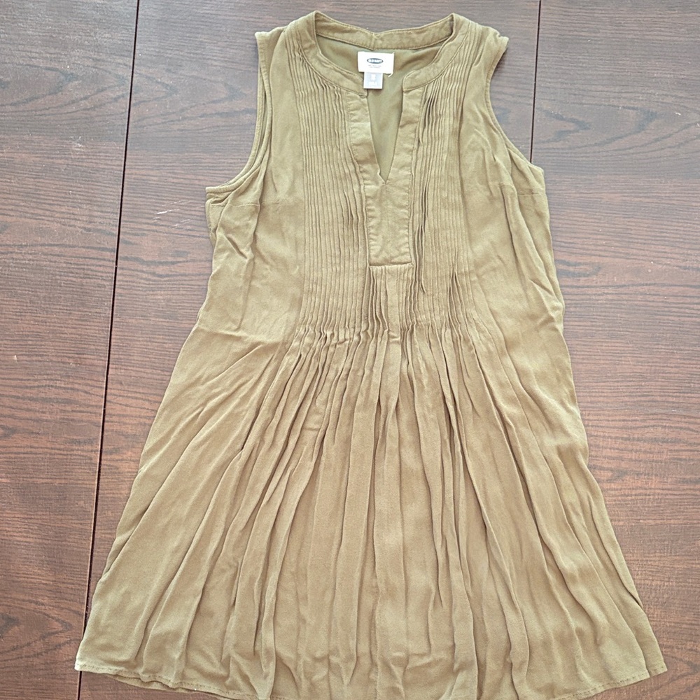 Old Navy Olive Green Mini Dress